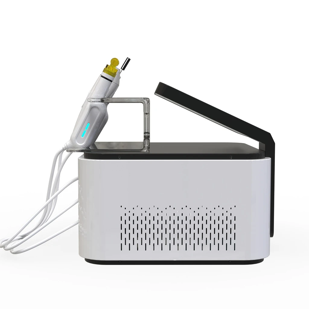 Fractional laser handle and plasma needle and plasma pen