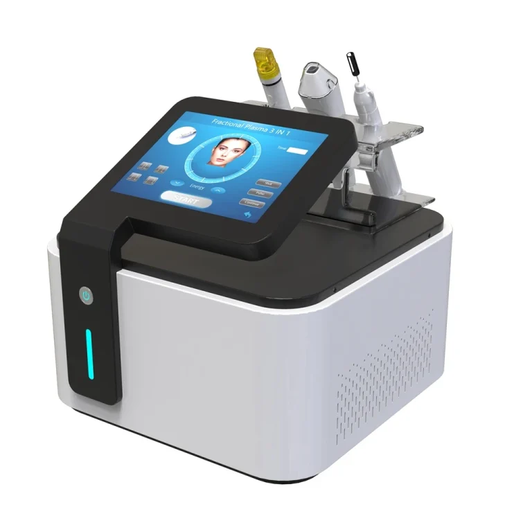 Fractional laser plasma needle 3 in 1 machine
