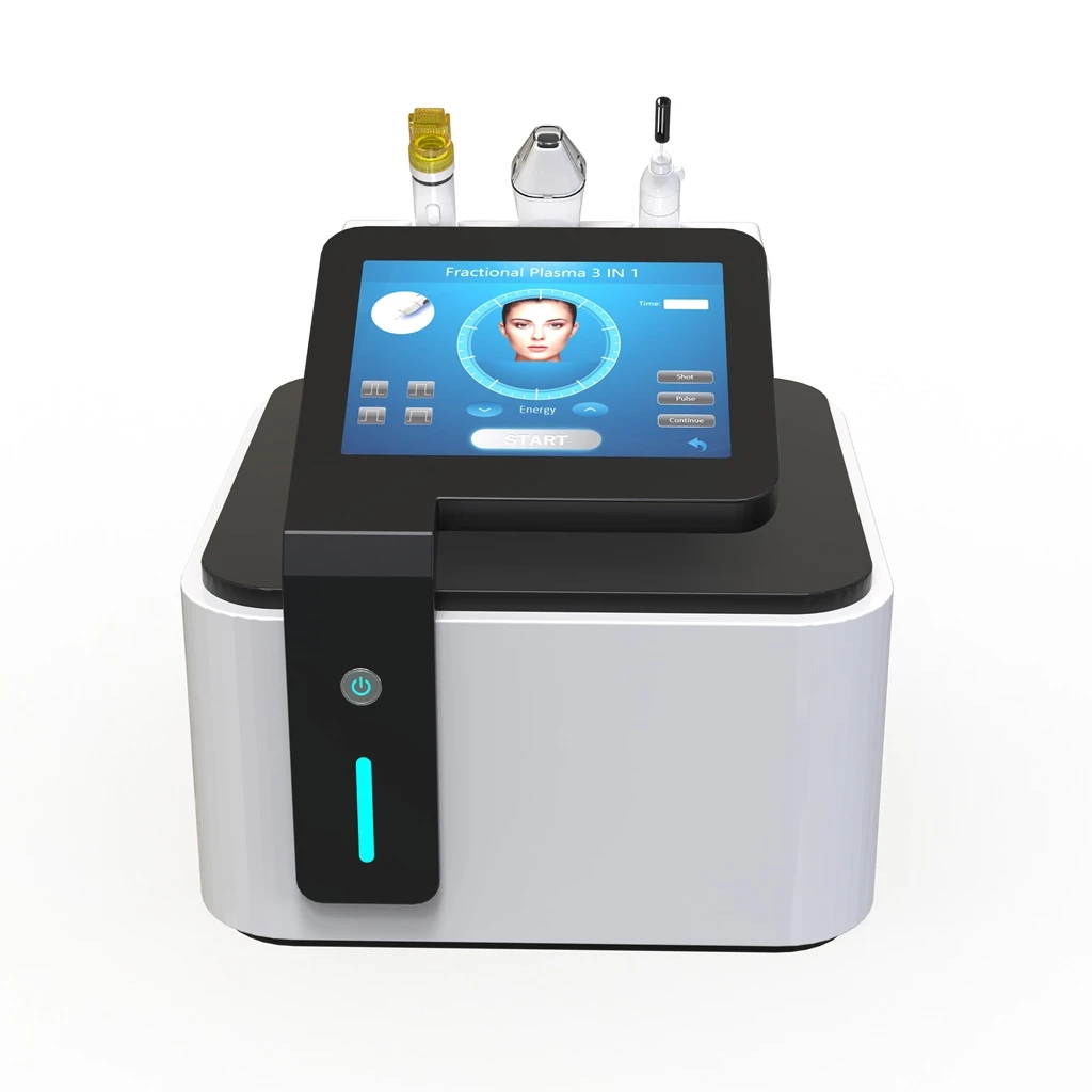 Fractional plasma beam laser 3 in 1 machine
