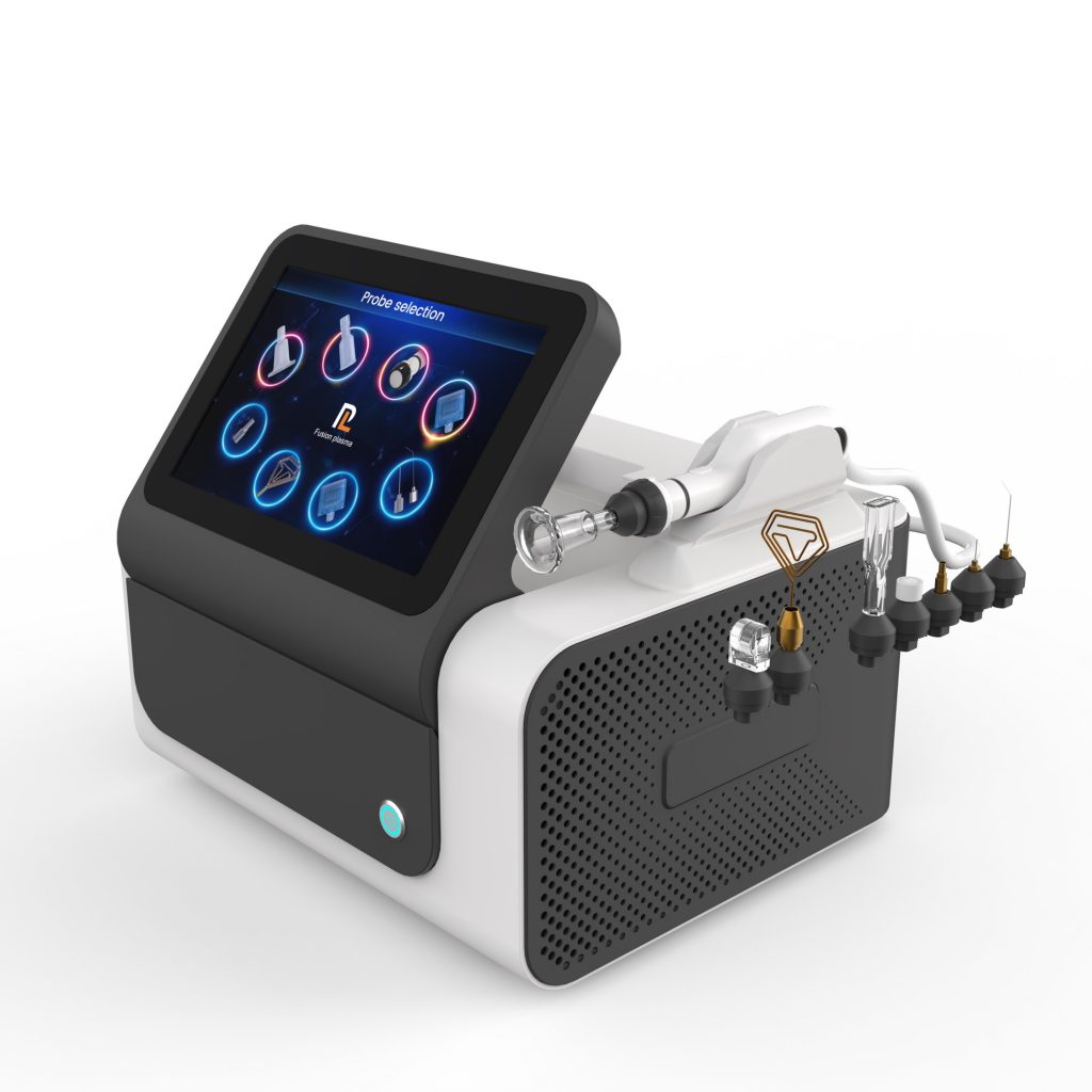 Fusion plasma skin facial treatment device