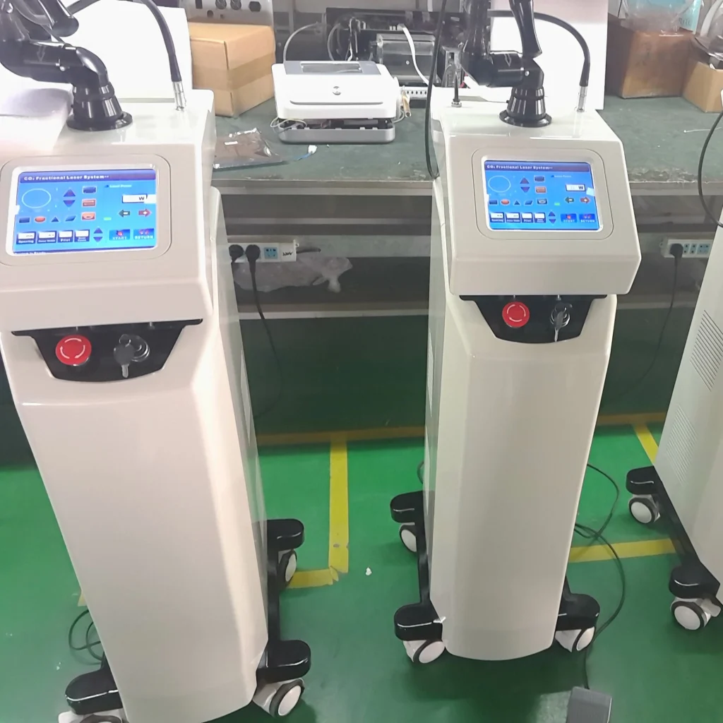 Real photos of fractional CO2 laser