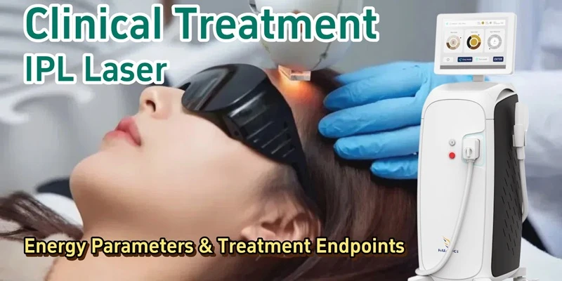 IPL laser clinical treatment