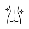 Body slimming icons
