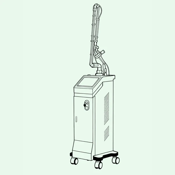 Fractional CO2 laser design diagram