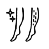 Hair removal icon